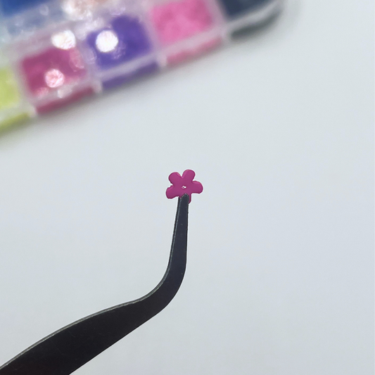 malette fleurs 3D multicolore