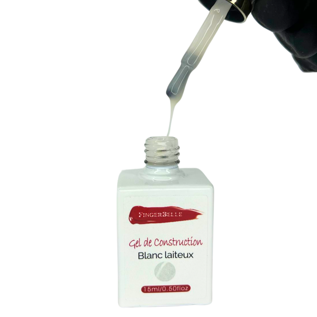 Gel en flacon Blanc Laiteux