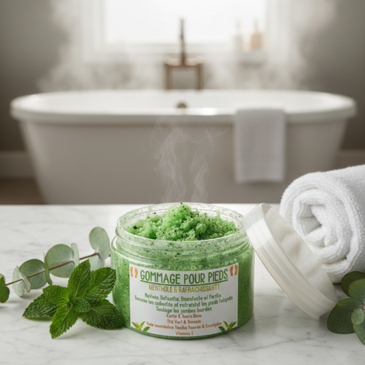 Gommage Pieds Menthe Poivrée & Eucalyptus