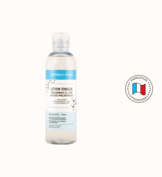 Lotion Tonique Niacinamide 5%, Zinc & Acide Hyaluronique