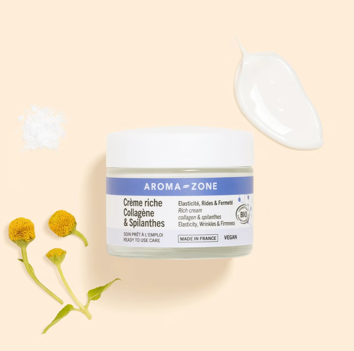 Crème riche vegan Collagène & Spilanthes