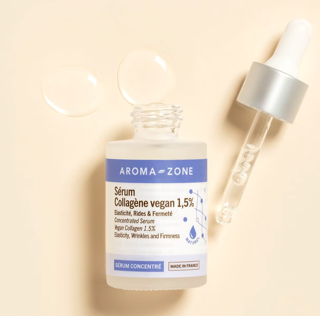 Sérum concentré Collagène vegan 1,5%