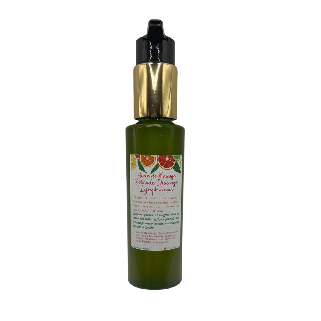 Huile de Massage Spéciale Drainage Lymphatique
