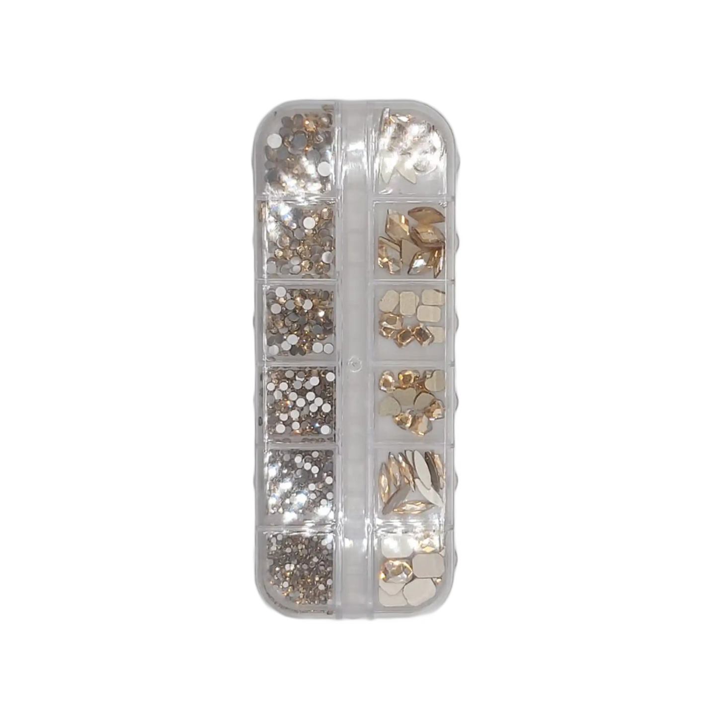 Malette Strass Champagne Or