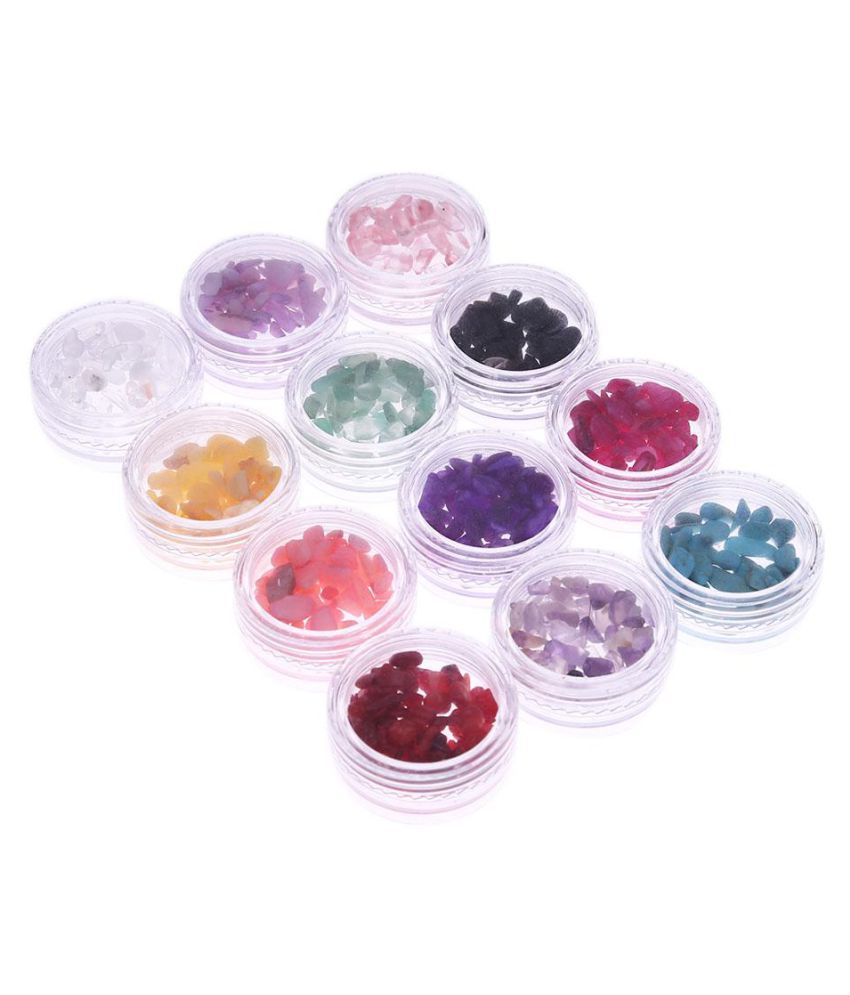 Lot De 12 Petites Pierres Nail Art