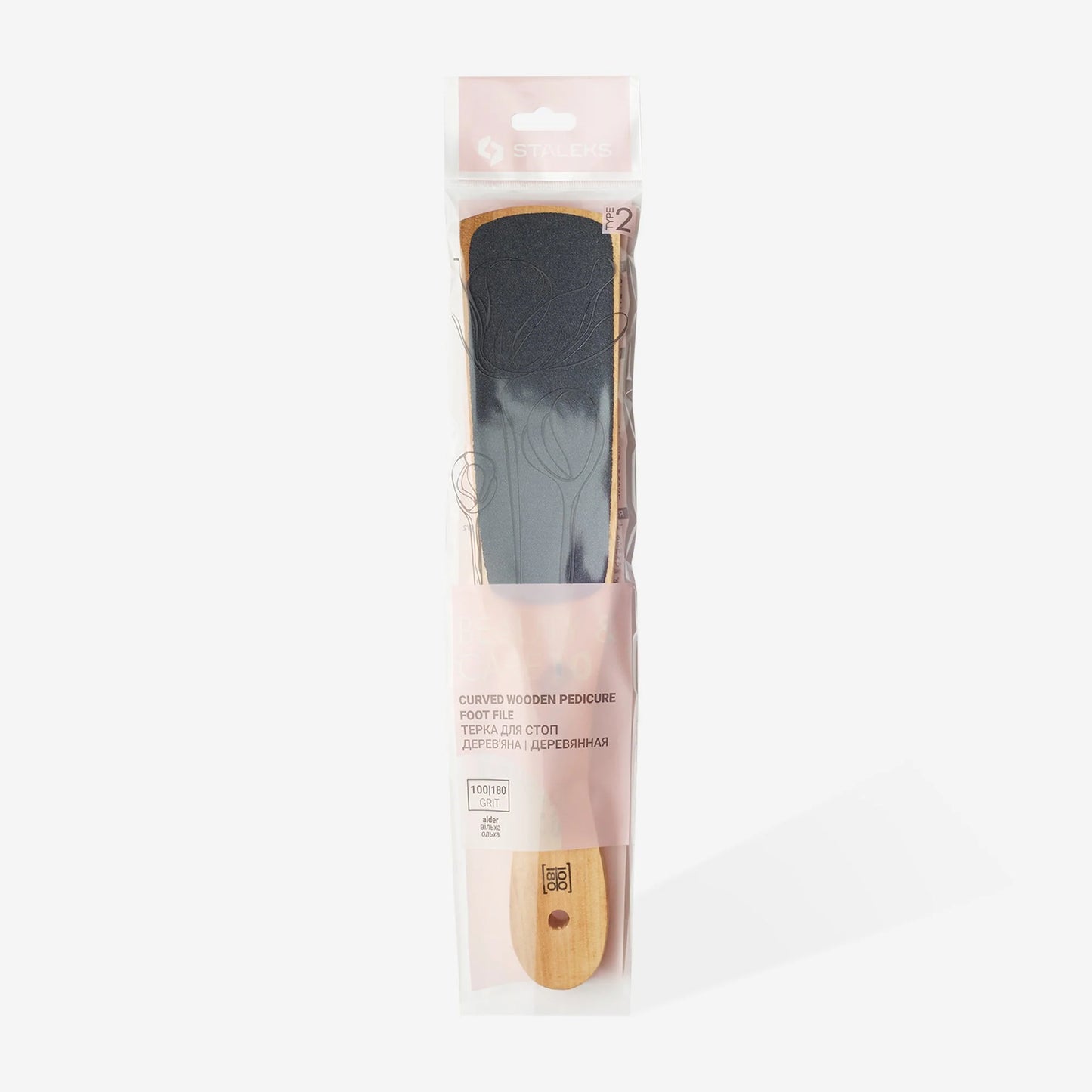 Râpe pieds en bois BEAUTY & CARE 10 TYPE 2 (100/180)