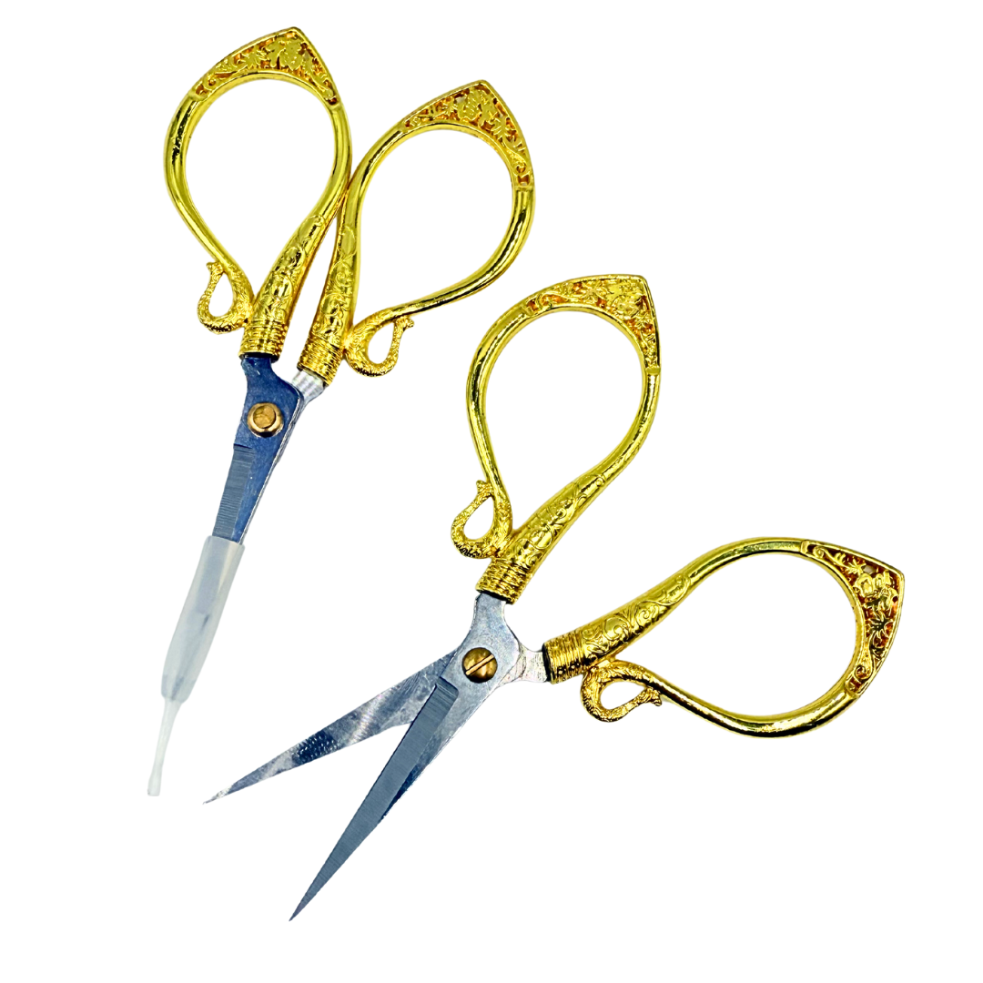 Ciseaux de précision Vintage Or