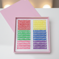 Cils clusters de couleur