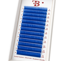 Extensions De Cils - Cils bleus 0,07D