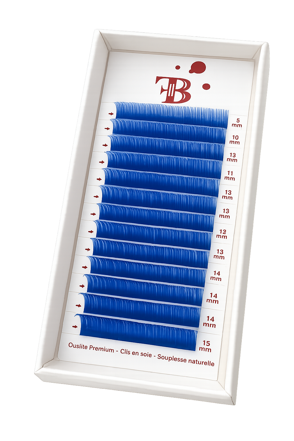 Extensions De Cils - Cils bleus 0,07D