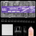 Demi-capsules square courtes