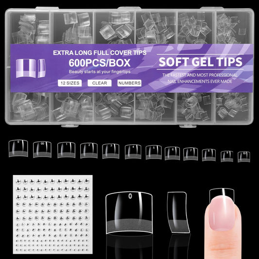 Demi-capsules square courtes