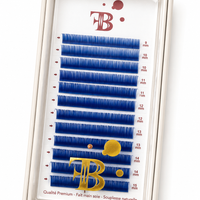 Extensions De Cils - Cils bleus 0,07D