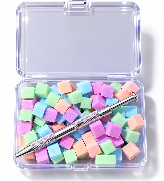 Box d'éponges pour dégradé