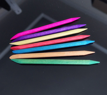 Bâtons De Buis Colorés