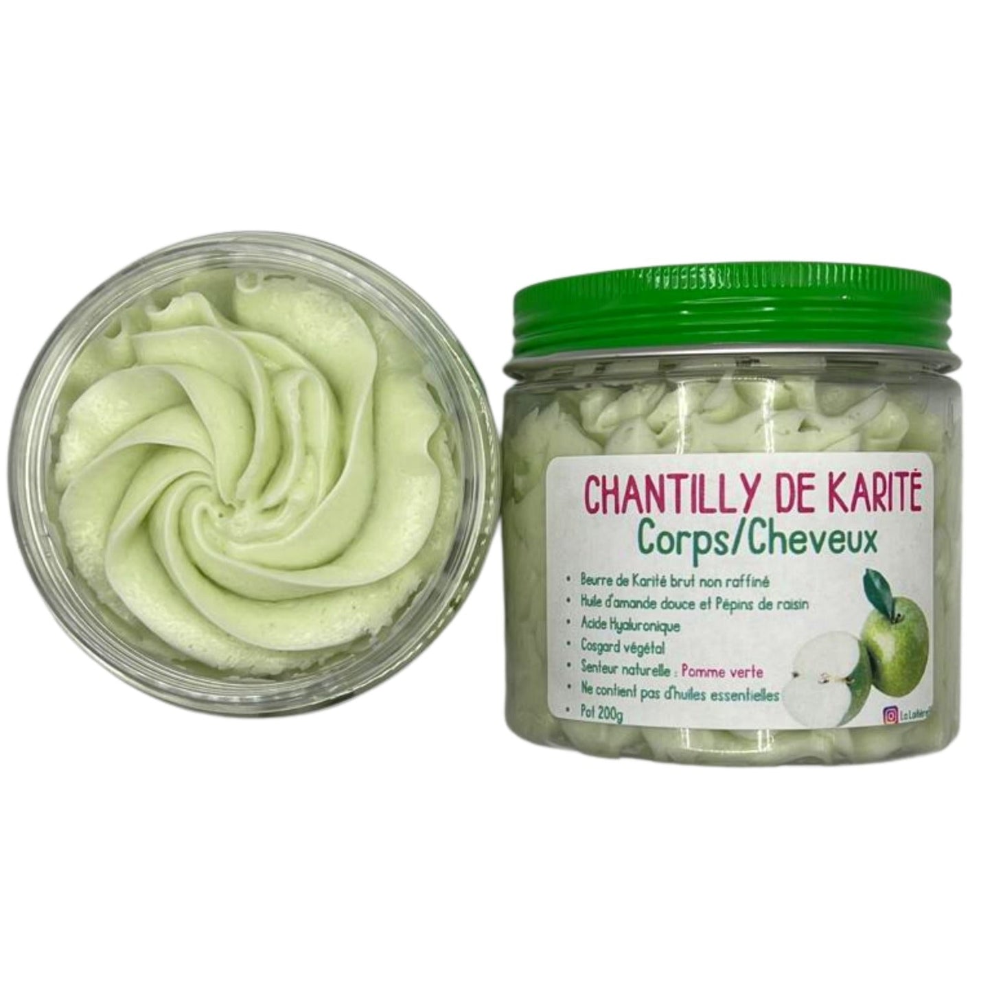 Chantilly de Karité Pomme Verte