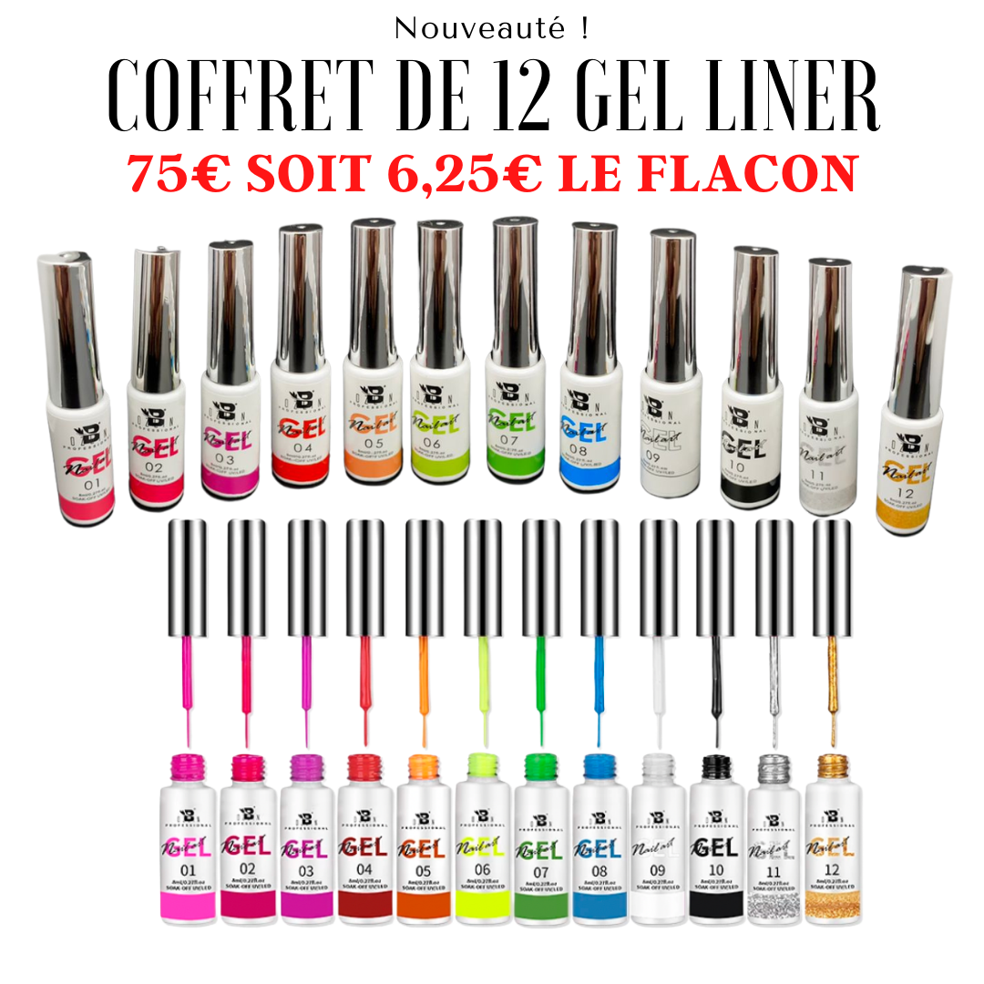 Coffret De 12 Gels Liner