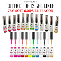 Coffret De 12 Gels Liner