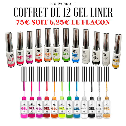 Coffret De 12 Gels Liner