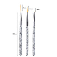 Lot de 3 Pinceaux Liners