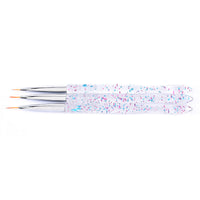 Lot de 3 Pinceaux Liner Paillettes