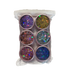 Lot de 6 Pots Glitters
