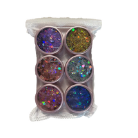 Lot de 6 Pots Glitters