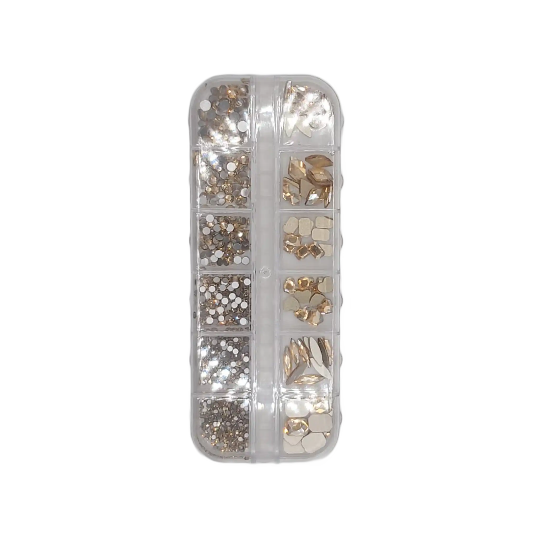 Malette Strass Or chromé