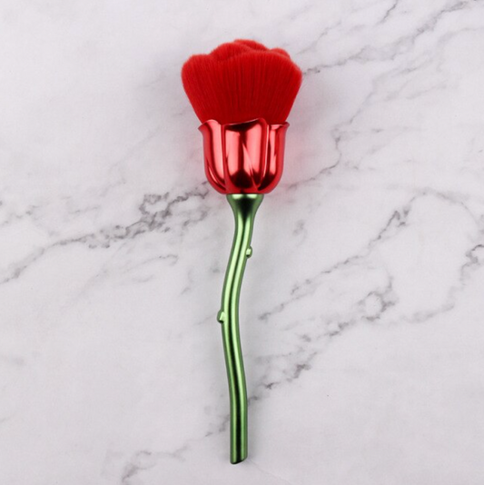 Pinceau Poussière En Forme De Rose