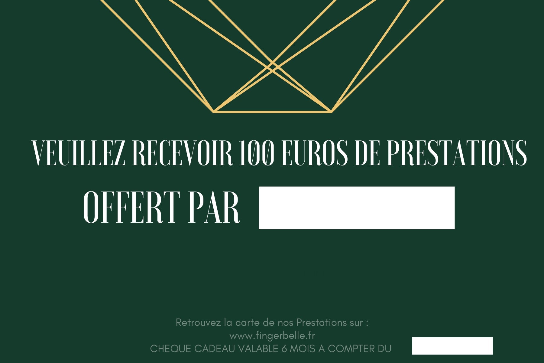 Carte Cadeau FingerBelle